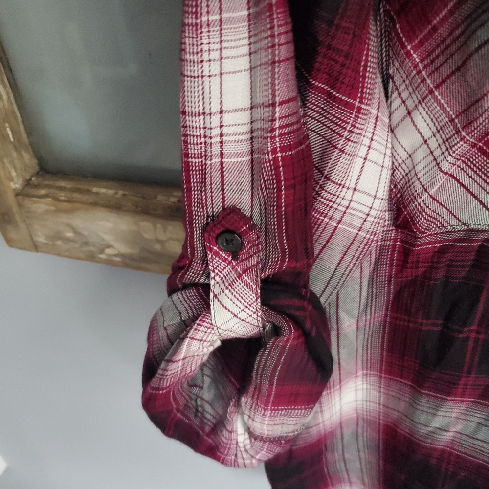 Express Studded Plaid Button Down - Picture 10 of 15